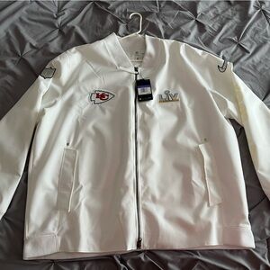 NFL White Jacket with Team Logos